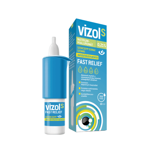 Vizol S 0,21% szemcsepp ENYHE szemszárazságra 10ml